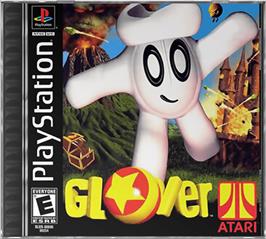 Box cover for Glover on the Sony Playstation.