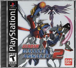 Box cover for Gundam Battle Assault 2 on the Sony Playstation.