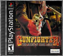 Box cover for Gunfighter: The Legend of Jesse James on the Sony Playstation.