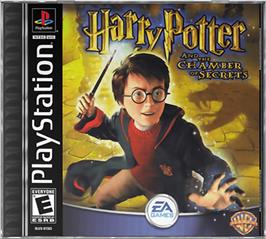 Box cover for Harry Potter and the Chamber of Secrets on the Sony Playstation.