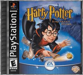 Box cover for Harry Potter and the Sorcerer's Stone on the Sony Playstation.