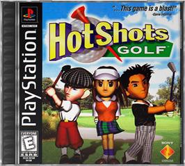 Box cover for Hot Shots Golf on the Sony Playstation.