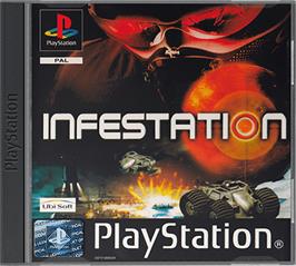 Box cover for Infestation on the Sony Playstation.