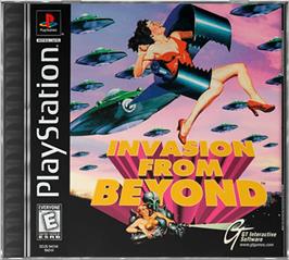 Box cover for Invasion From Beyond on the Sony Playstation.