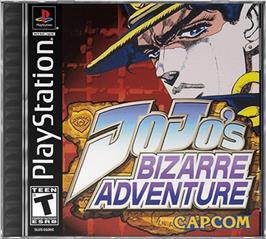 Box cover for JoJo's Bizarre Adventure on the Sony Playstation.