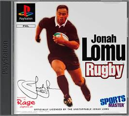 Box cover for Jonah Lomu Rugby / Brian Lara Cricket on the Sony Playstation.