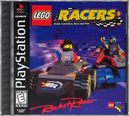 Box cover for LEGO Racers on the Sony Playstation.