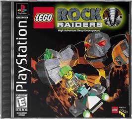 Box cover for LEGO Rock Raiders on the Sony Playstation.