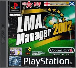 Box cover for LMA Manager 2002 on the Sony Playstation.