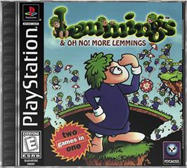 Box cover for Lemmings & Oh No! More Lemmings on the Sony Playstation.