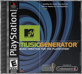 Box cover for MTV: Music Generator on the Sony Playstation.