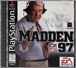 Box cover for Madden NFL 97 on the Sony Playstation.