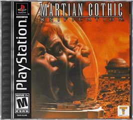 Box cover for Martian Gothic: Unification on the Sony Playstation.