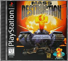 Box cover for Mass Destruction on the Sony Playstation.