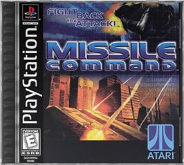 Box cover for Missile Command on the Sony Playstation.