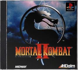 Box cover for Mortal Kombat II on the Sony Playstation.