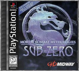 Box cover for Mortal Kombat Mythologies: Sub-Zero on the Sony Playstation.