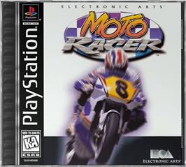 Box cover for Moto Racer on the Sony Playstation.
