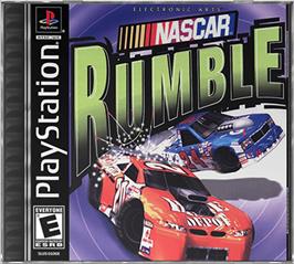 Box cover for NASCAR Rumble on the Sony Playstation.