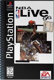 Box cover for NBA Live 96 on the Sony Playstation.
