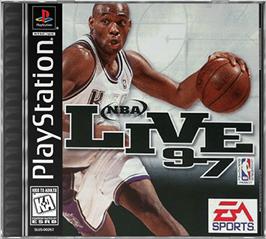 Box cover for NBA Live 97 on the Sony Playstation.