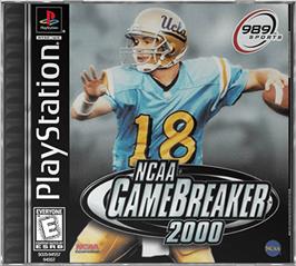 Box cover for NCAA GameBreaker 2000 on the Sony Playstation.