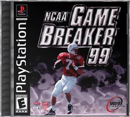 Box cover for NCAA GameBreaker 99 on the Sony Playstation.