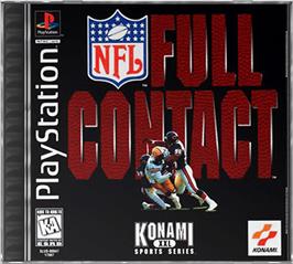 Box cover for NFL Full Contact on the Sony Playstation.