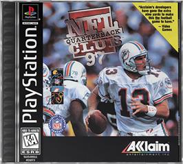 Box cover for NFL Quarterback Club 97 on the Sony Playstation.