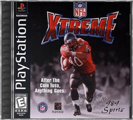 Box cover for NFL Xtreme on the Sony Playstation.