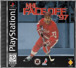 Box cover for NHL FaceOff '97 on the Sony Playstation.