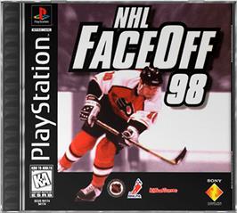 Box cover for NHL FaceOff '98 on the Sony Playstation.
