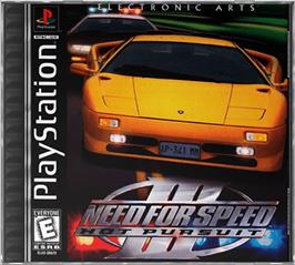 Box cover for Need for Speed III: Hot Pursuit on the Sony Playstation.