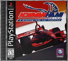 Box cover for Newman Haas Racing on the Sony Playstation.
