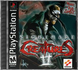 Box cover for Nightmare Creatures II on the Sony Playstation.