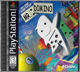 Box cover for No One Can Stop Mr. Domino on the Sony Playstation.