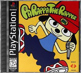 Box cover for PaRappa the Rapper on the Sony Playstation.