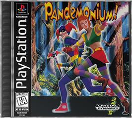 Box cover for Pandemonium! on the Sony Playstation.