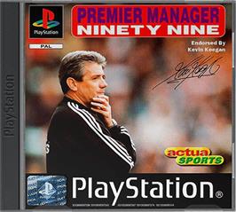 Box cover for Premier Manager Ninety Nine on the Sony Playstation.