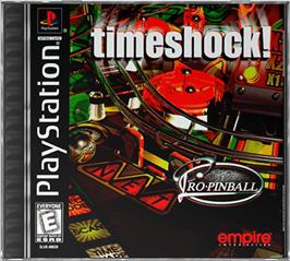 Box cover for Pro Pinball: Timeshock! on the Sony Playstation.