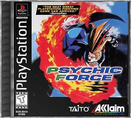 Box cover for Psychic Force on the Sony Playstation.