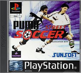 Box cover for Puma Street Soccer on the Sony Playstation.