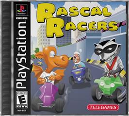 Box cover for Rascal Racers on the Sony Playstation.