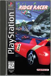 Box cover for Ridge Racer on the Sony Playstation.