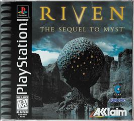 Box cover for Riven: The Sequel to Myst on the Sony Playstation.