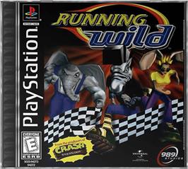 Box cover for Running Wild on the Sony Playstation.