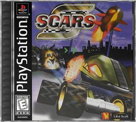 Box cover for S.C.A.R.S. (Super Computer Animal Racing Simulation) on the Sony Playstation.