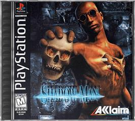Box cover for Shadow Man on the Sony Playstation.