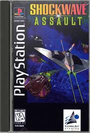 Box cover for Shockwave Assault on the Sony Playstation.