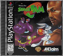 Box cover for Space Jam on the Sony Playstation.